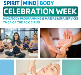 massage and spa celebration week at the Y!