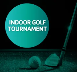 Indoor golf at the Y