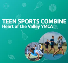 Teen Sports Combine at the Heart of the Valley YMCA