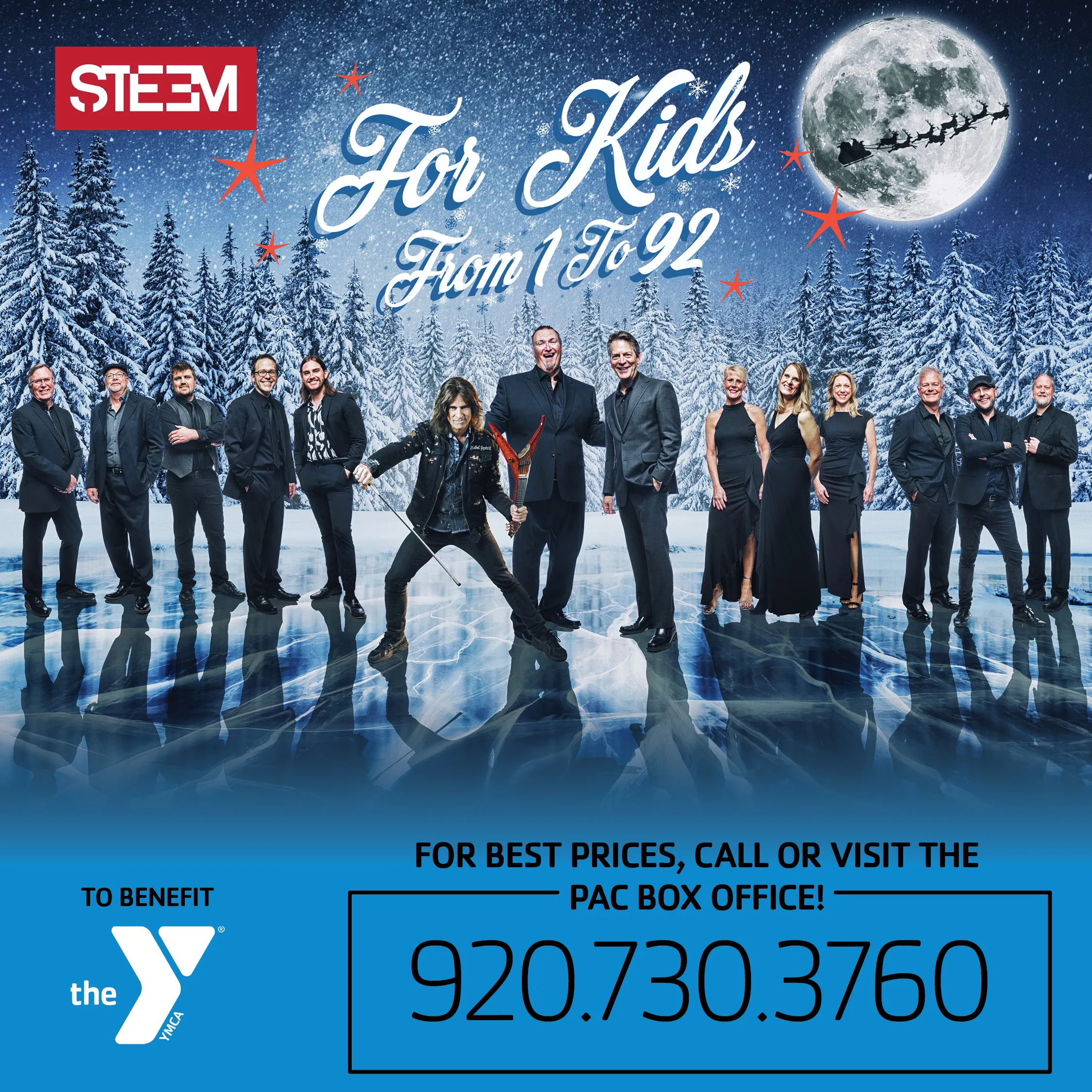 "For Kids from 1 to 92" at Fox Cities PAC to benefit The YMCA