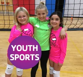 Register for Volleyball 1 at the YMCA.