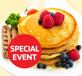 Join us for a pancake breakfast and the Appleton YMCA's Y-Service Club!