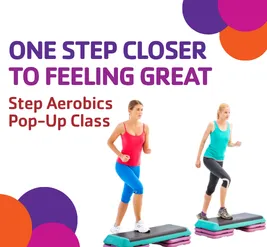 Step Aerobics Pop-Up Class at the Appleton YMCA