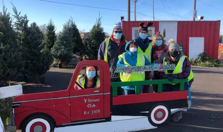 Appleton YMCA Y Service Club Tree Lot