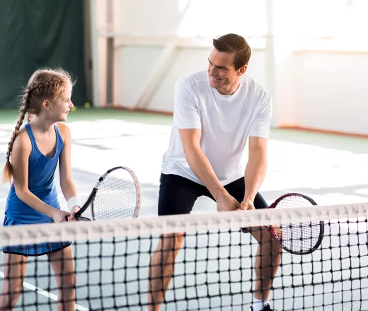 Register for the Parent/Child Doubles Tournament at the Y!