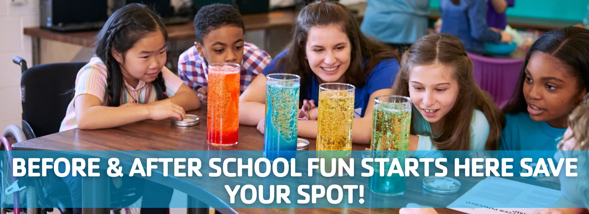 Register for before & after school care at the Y!