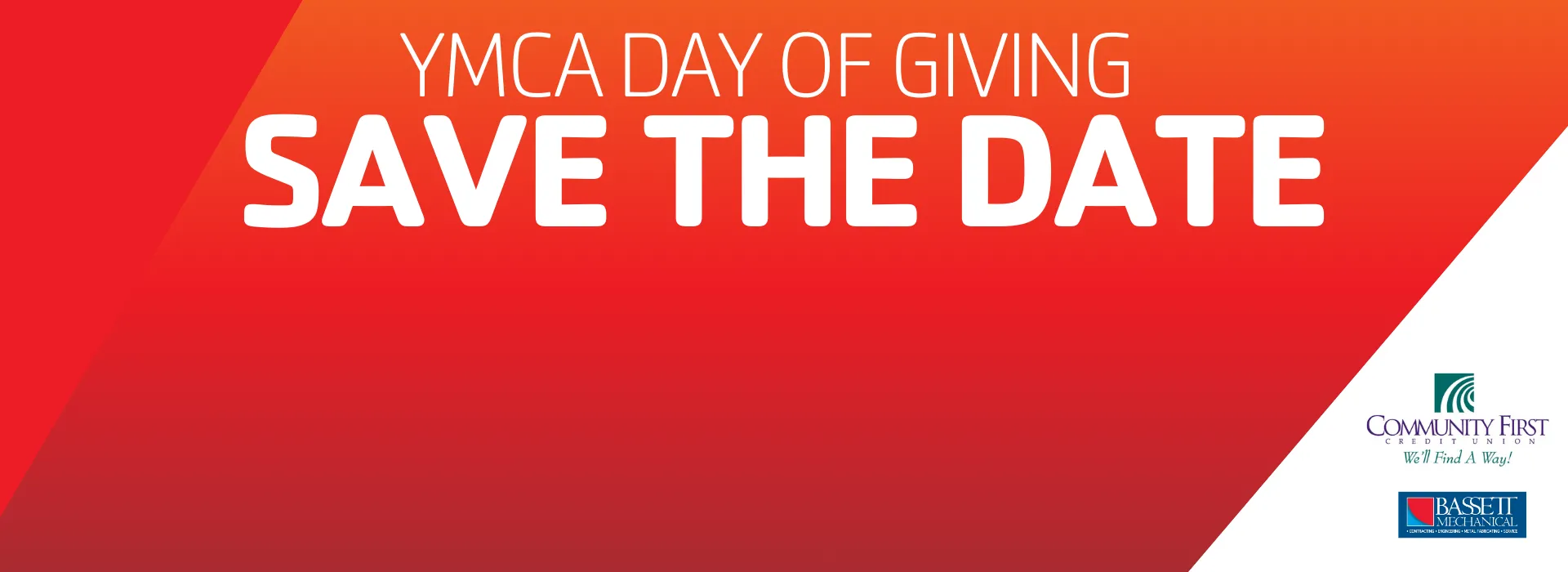Save the Date for the YMCA Day of Giving!